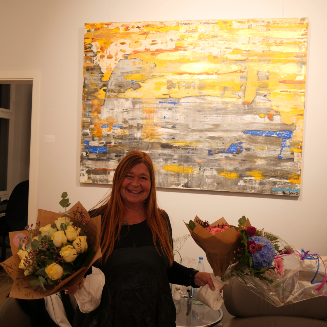 Begegnung MODE & KUNST<br />
Vernissage Sabine Müller
