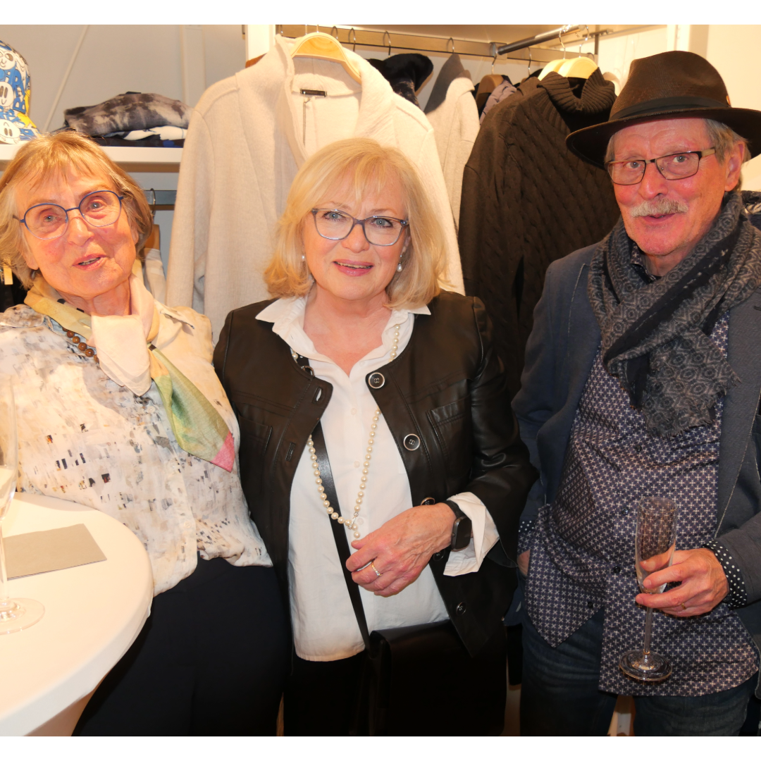Begegnung MODE & KUNST<br />
Vernissage Sabine Müller